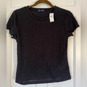 Gap Lace Top Petite Small NWT